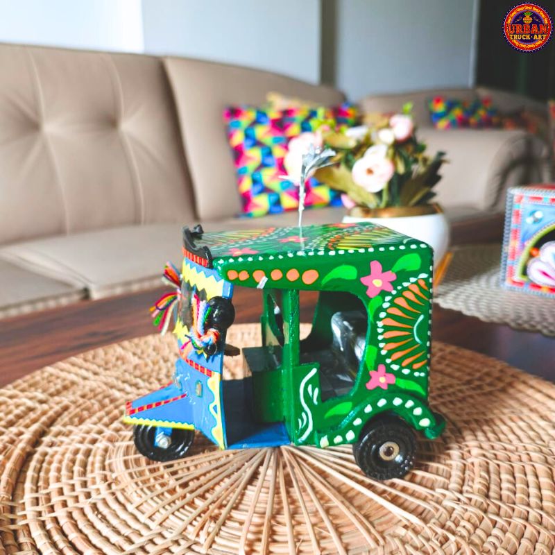 Green Mandala Art Rickshaw