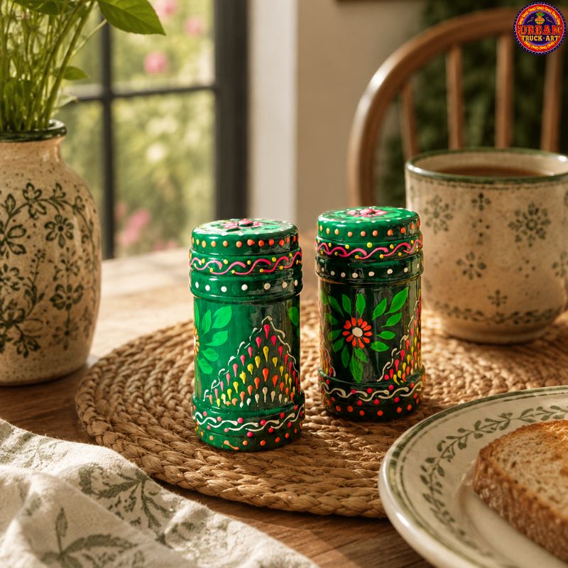 Green Salt Shaker