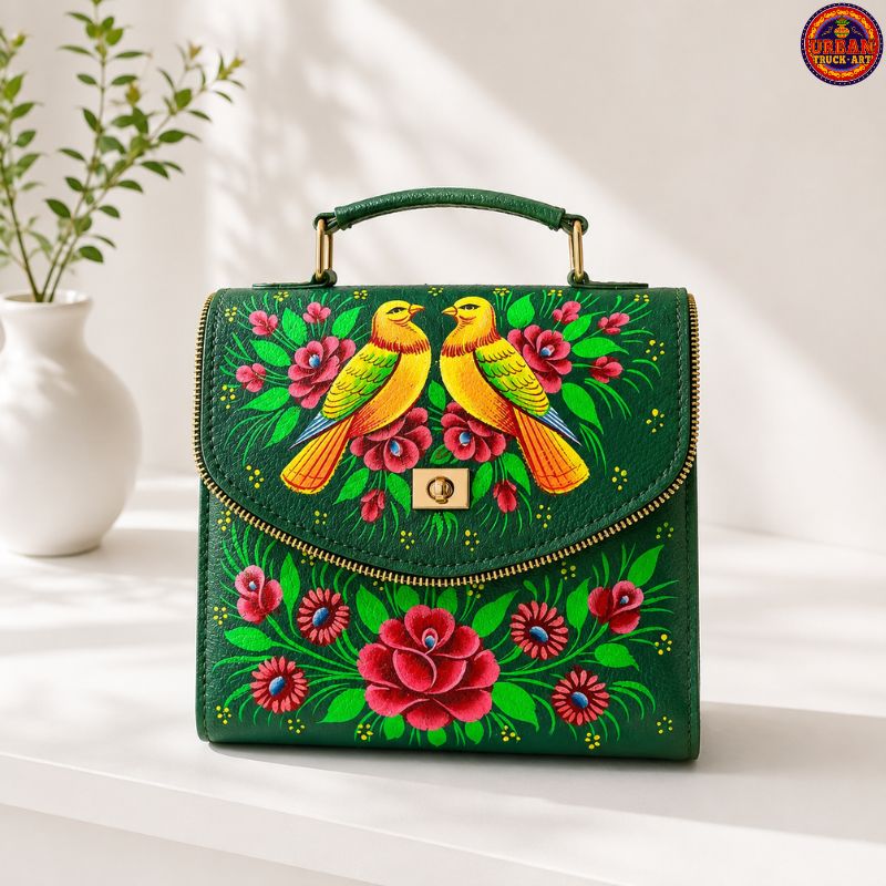 Green Sparrow Ladies Bag