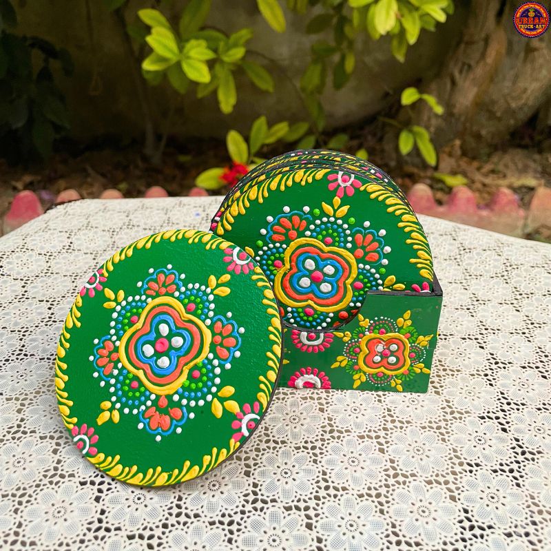 Hand Painted Wooden Coasters