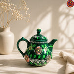 Green Mandala Teapot