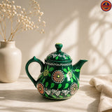 Green Mandala Teapot