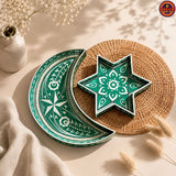 Green Star and Moon Tray