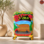 Handpainted Truck Personalised Suitcase