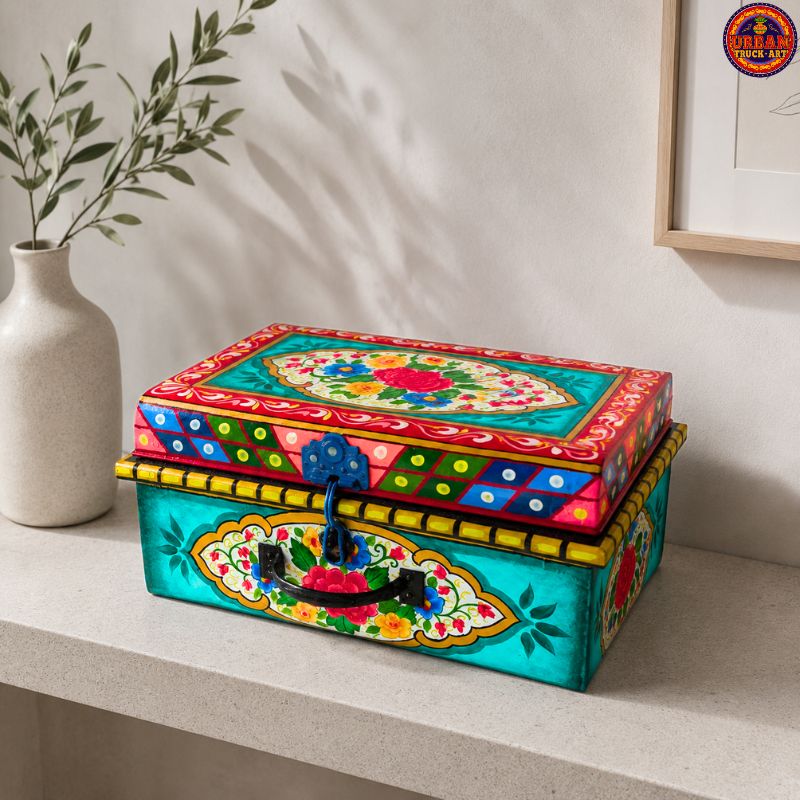 Hunza TruckArt Hand Painted Trunk