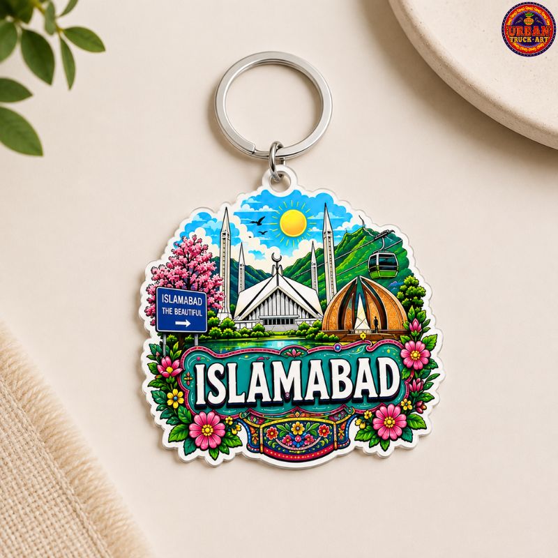 Islamabad Acrylic Keychain