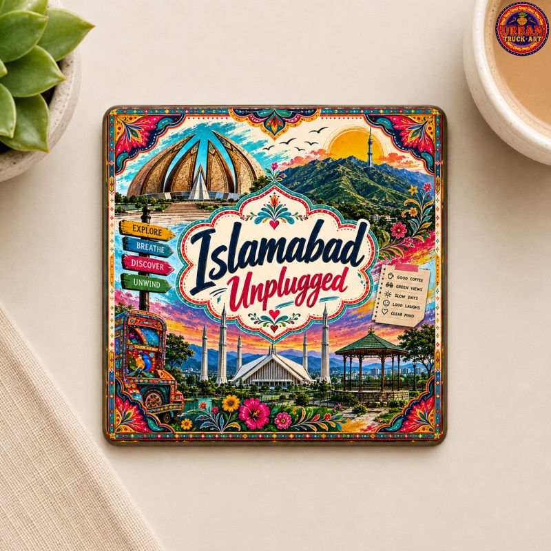 Islamabad Unplugged Truck Art Coaster