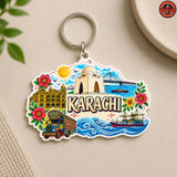 Karachi Acrylic Keychain
