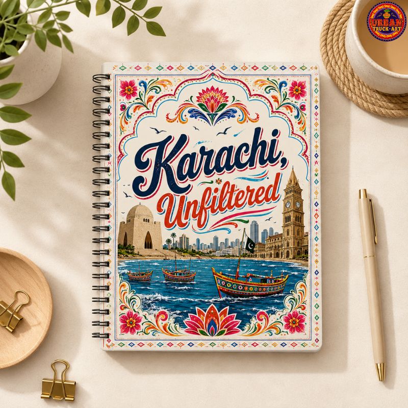 Karachi Unfiltered Printed Notebook