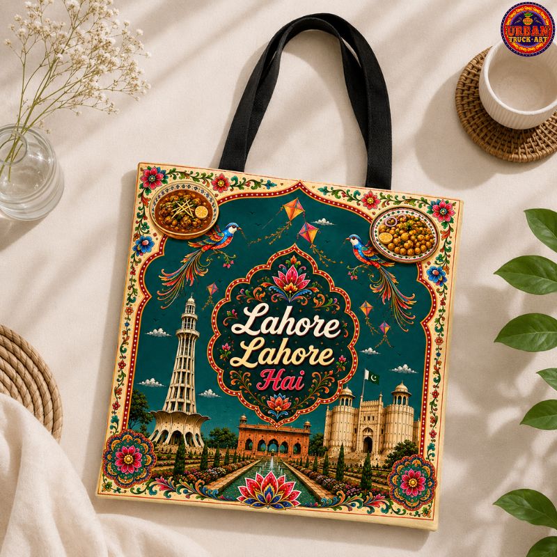 Lahore Lahore Hai Truck Art Tote Bag