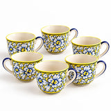 Yellow Microwave Teacups