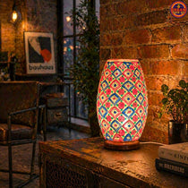 London Hand Painted Lamp