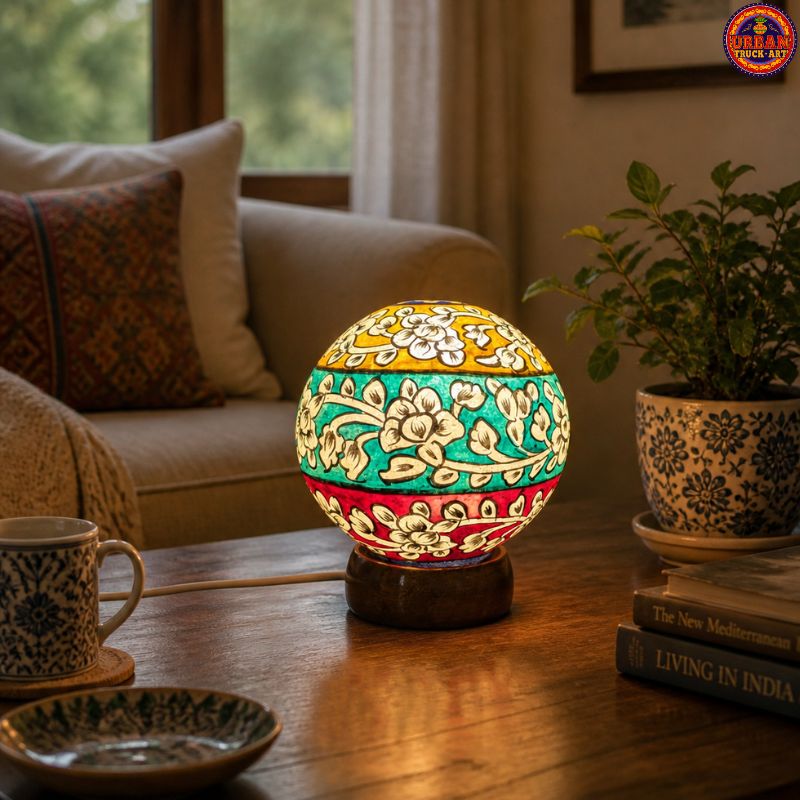 Madrid Camel Skin Lamp