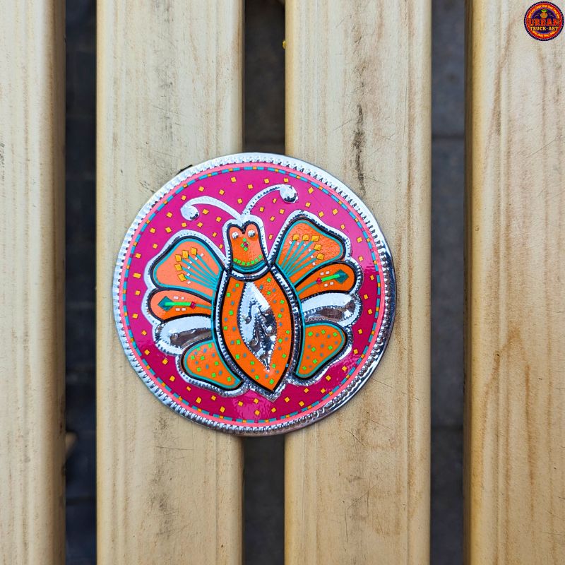 Magneta Butterfly Truck Art Tea Coaster