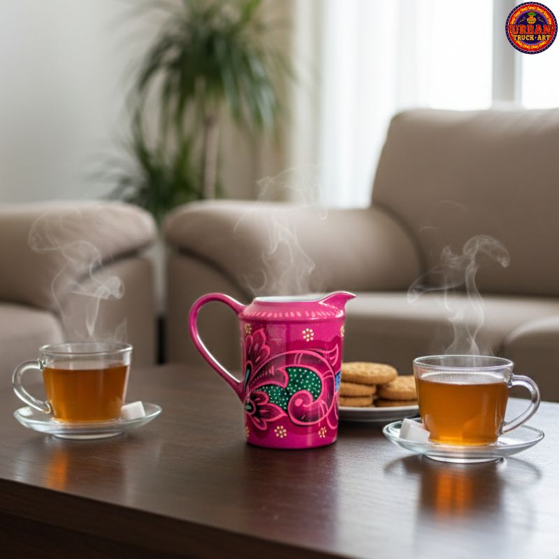 Pink Milk & Sugar Pot