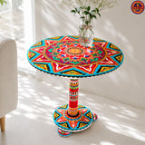 Mandala Wooden Coffee Table