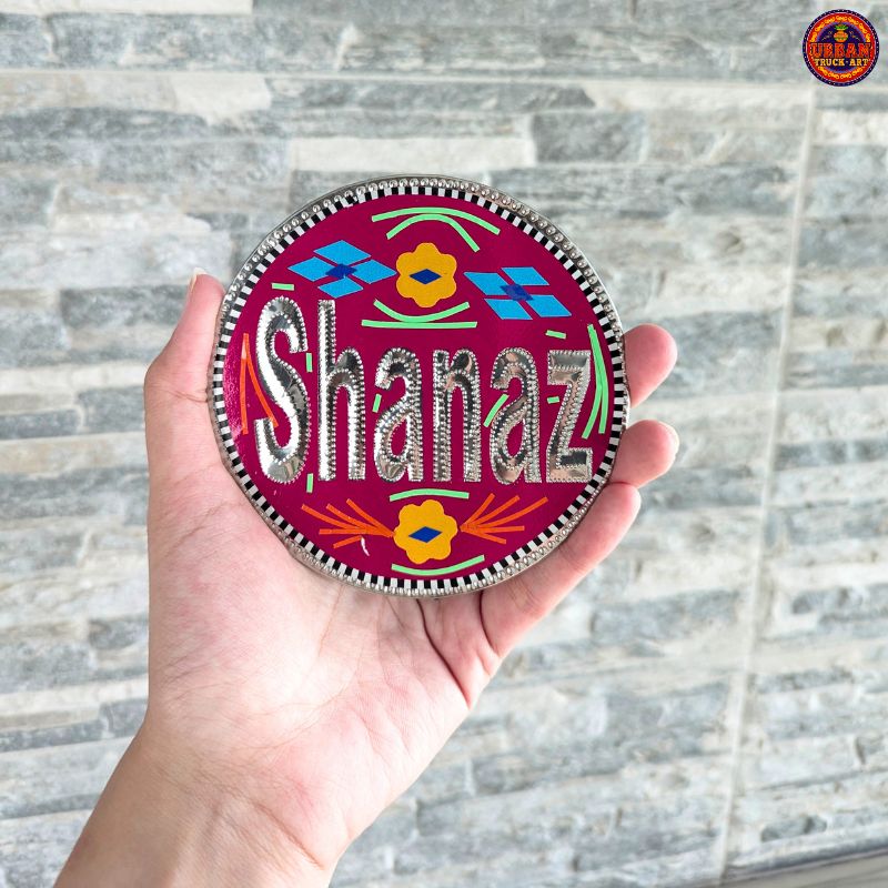 Maroon Personalised Name Coaster