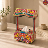 Maroon Tissue Cart