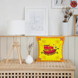 Tujko Mirchi Lagi Tu Mein Kya Karun Cushion Cover