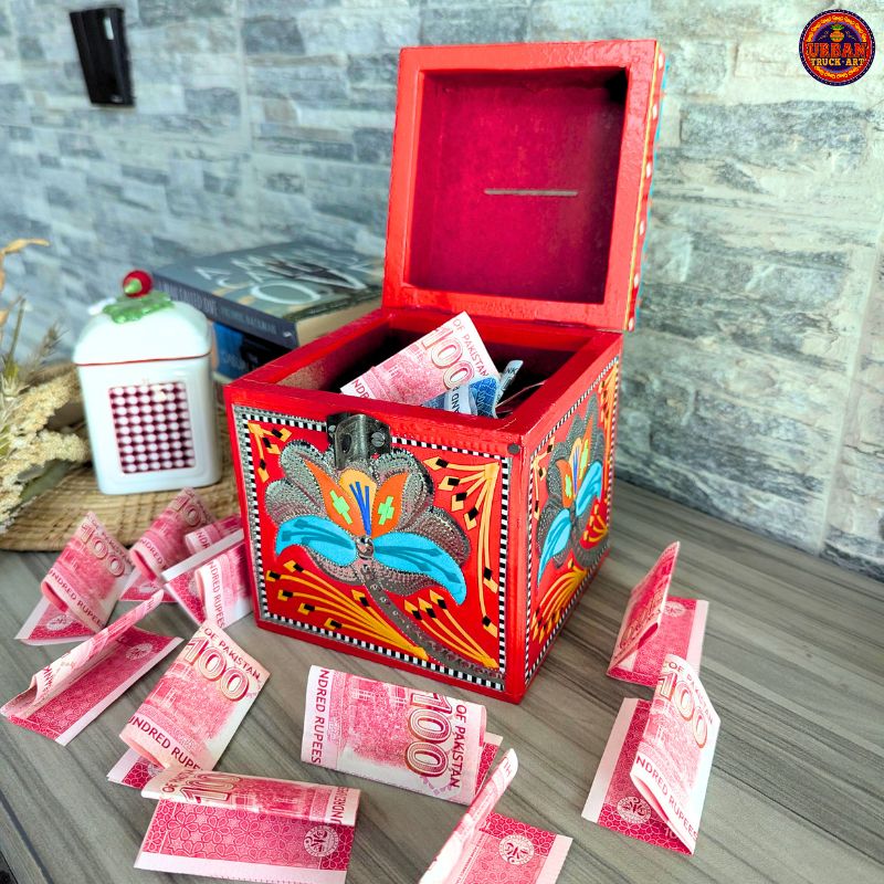Red Chamapatti Money Box Gullak