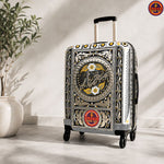 Monochrome Truck Art Travel Suitcase