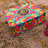 Multi Colored Truck Art Hand Painted Jewelry Box