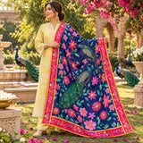 Multi Colored Digital Printed Truck Art Shawl