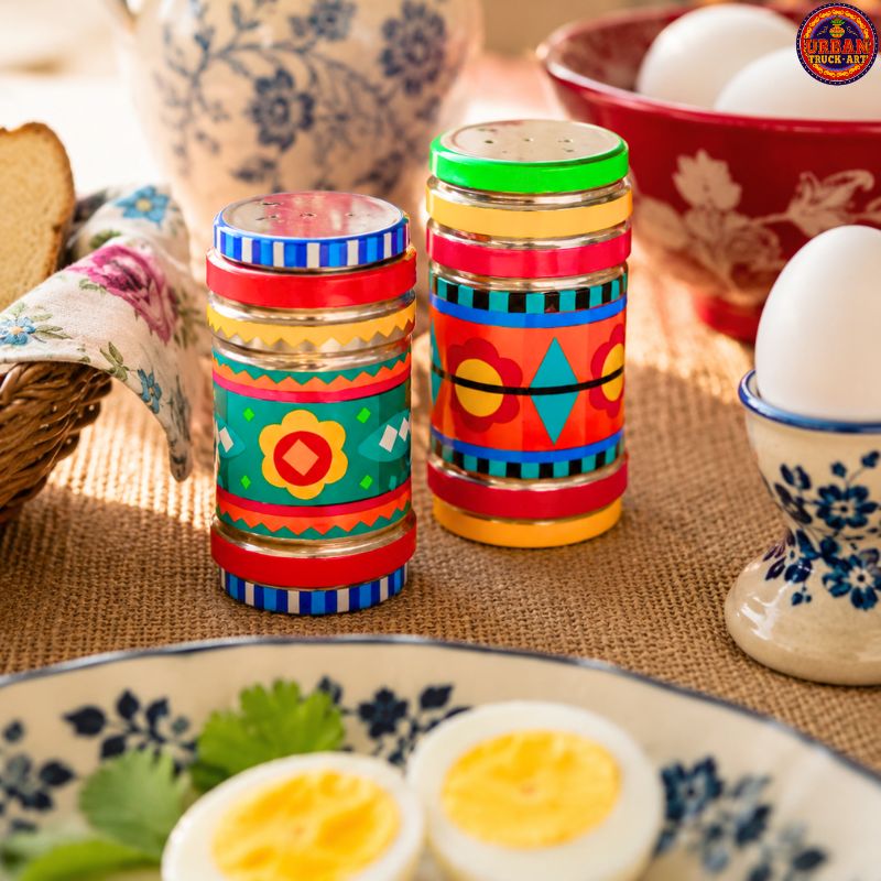 Multi Colored Salt & Pepper Shaker