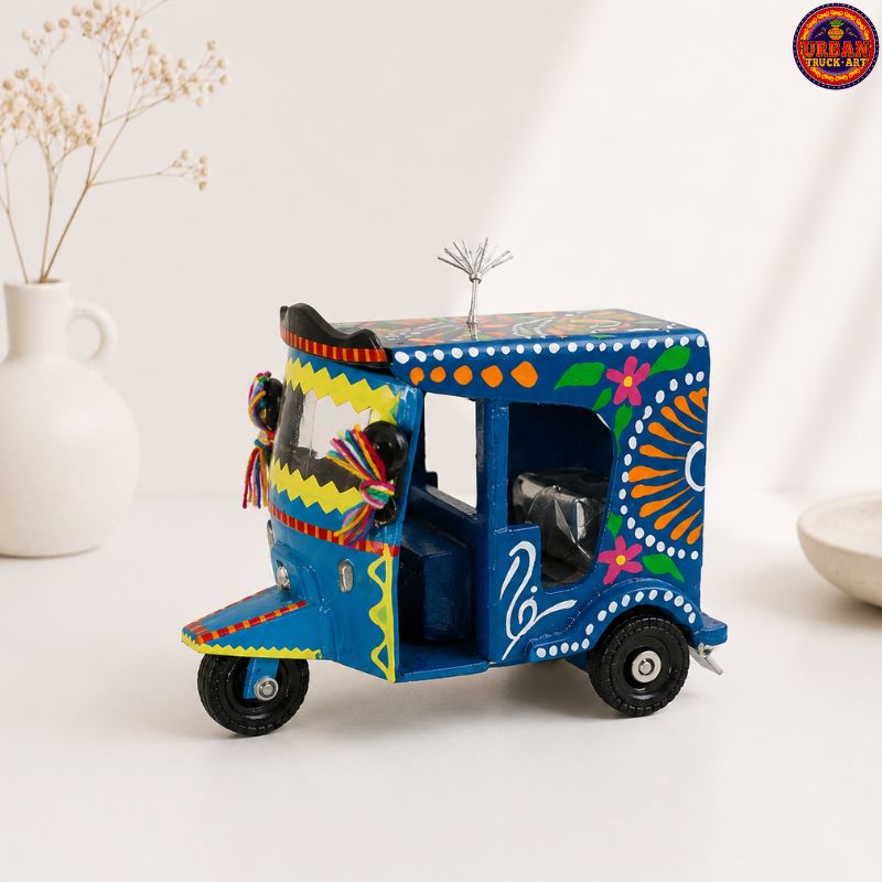 Navy Mandala Art Rickshaw