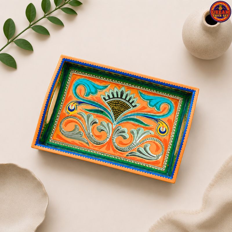 Orange Mousse Serving Tray