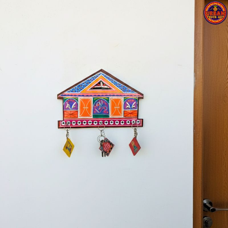 Orange House Key Holder
