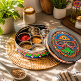 Orange Truck Art Spice Box