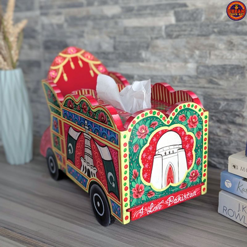 Hand Painted Truck Art Tissue Truck