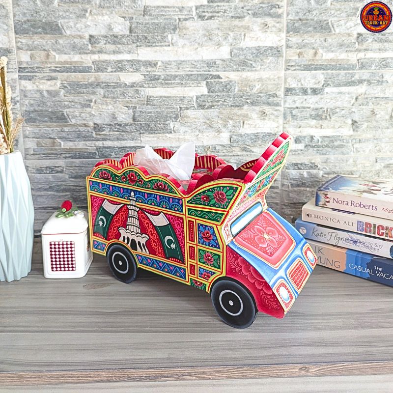 Hand Painted Truck Art Tissue Truck