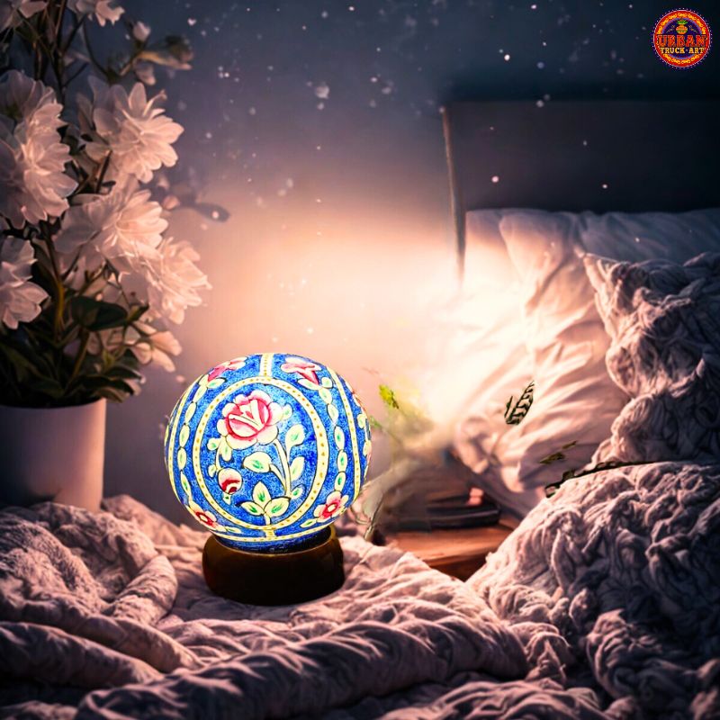 Paris Hand Painted Lamp