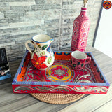 Periwinkle Truck Art Serving Tray