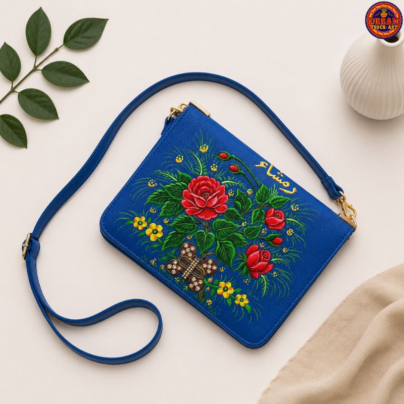 Personalised Rose Ladies Clutch