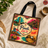 Pindi Dil Se Truck Art Tote Bag