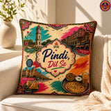 Pindi Dil Se Truck Art Cushion Cover