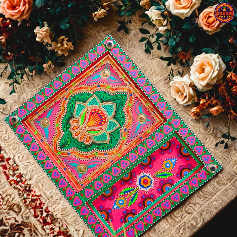 Pink Cultural Charpai