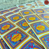 Purple Spice Sticker Labels