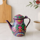 Purple Mandala Hand Painted Chainak
