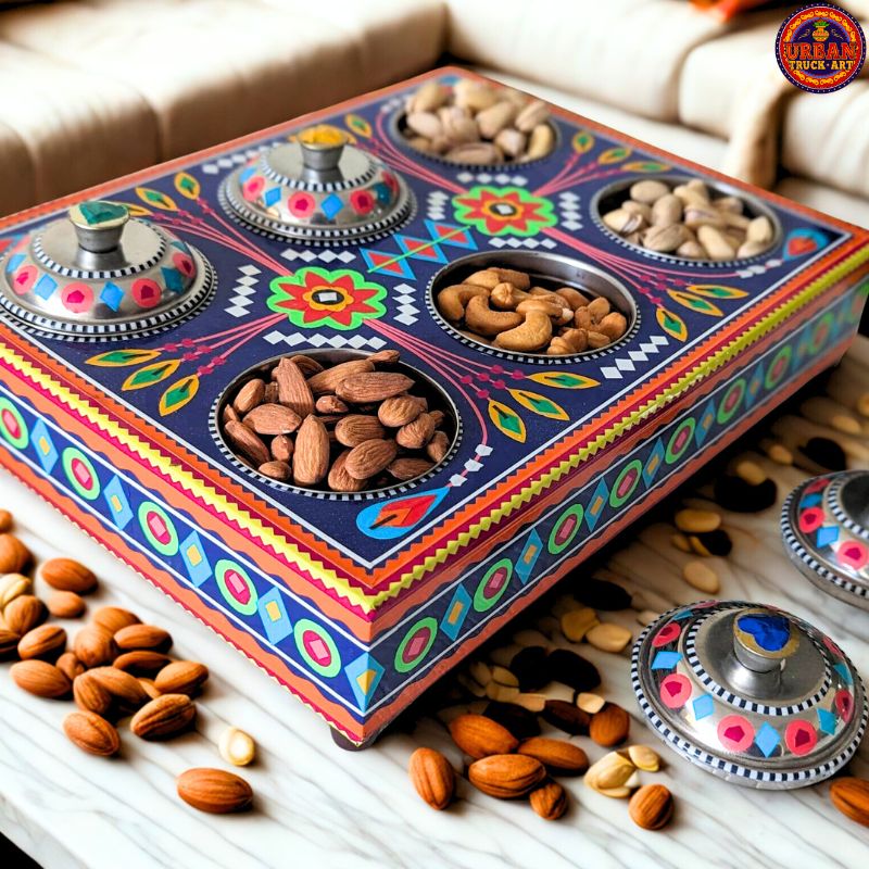 Purple Masala & Nimko Tray