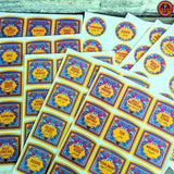 Purple Spice Label Stickers