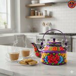 Purple Hand Painted Teapot