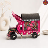Red Mandala  Hand Painted Truck
