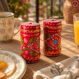 Red Bunki Salt and Pepper Shaker