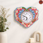 Red Heart Handmade Wall Clock 