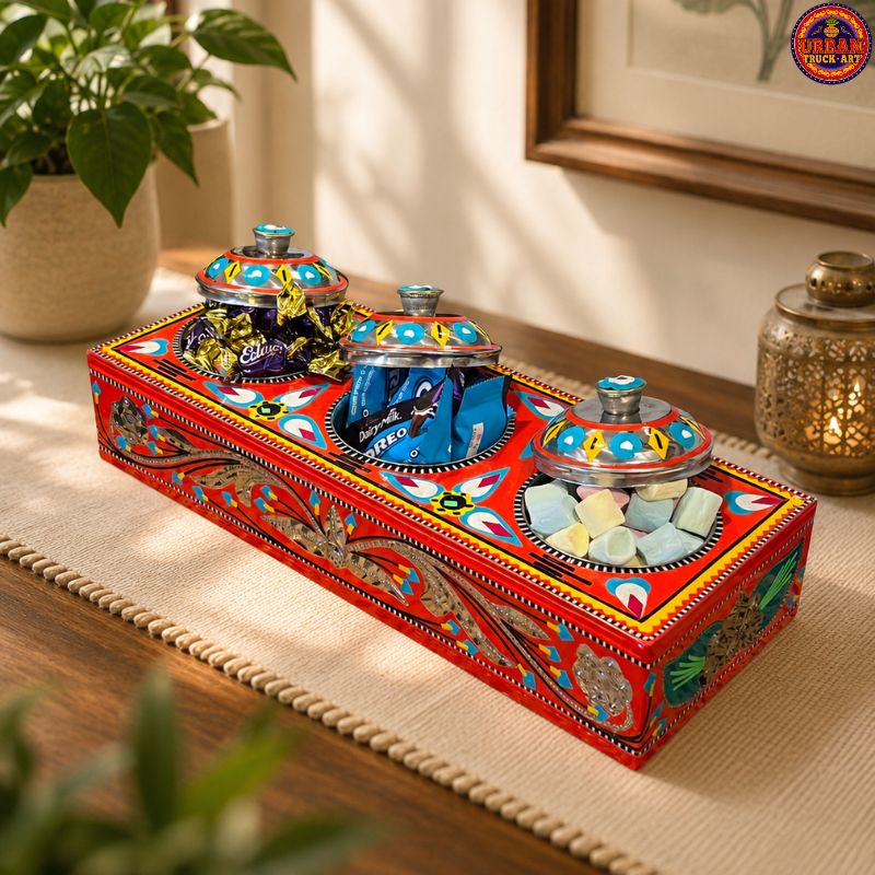 3 katori Red nimco & sweet Box