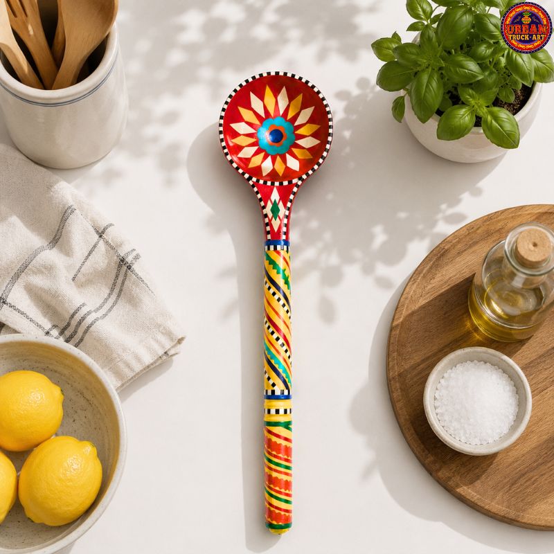 Red Wooden Spoon